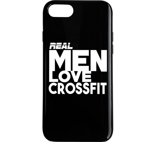 Real Men Crossfit Phone Case