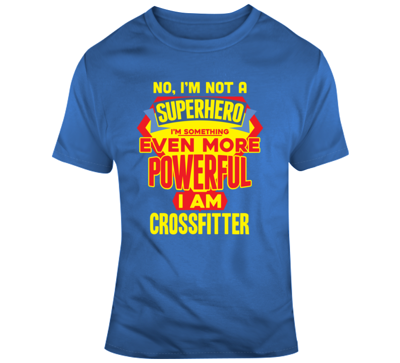 Crossfit Superhero T Shirt